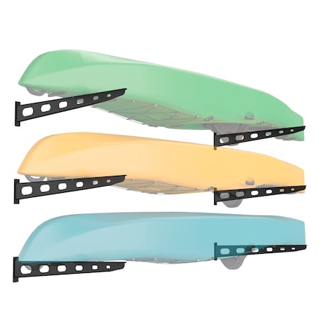 Koova 3 Tier Wall Mount Kayak Storage Rack 30 KV-WALL-K3-30
